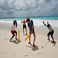 Beach Cricket in Barbados